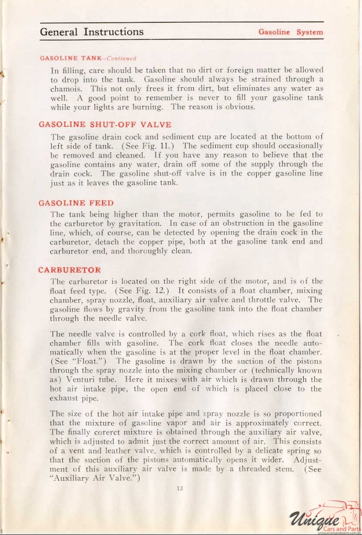 1912 Studebaker E-M-F 30 Operation Manual Page 26